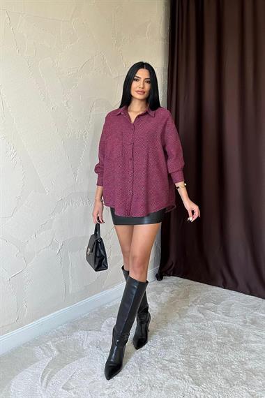 Wholesale Fuchsia Sparkly Shirt