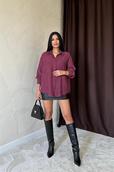 Wholesale Fuchsia Sparkly Shirt