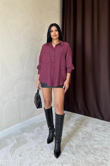 Wholesale Fuchsia Sparkly Shirt