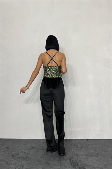 Toptan Gold Askılı Degaje Bluz