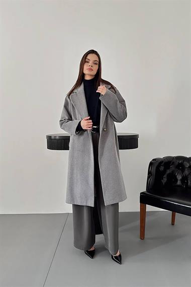 Toptan Gri Uzun Kaban