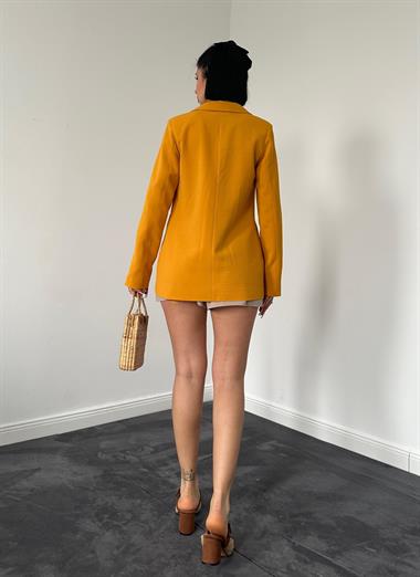 Toptan Hardal Blazer Ceket