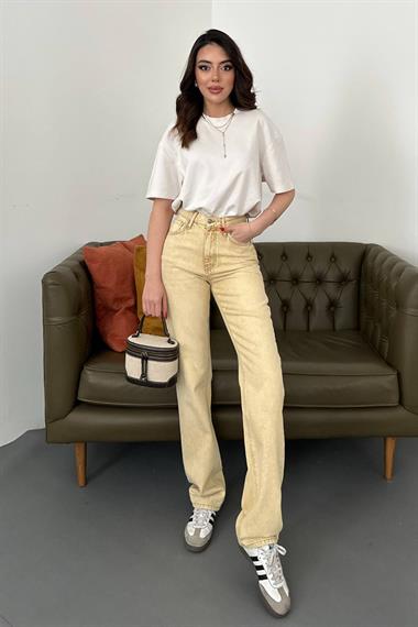 Toptan Hardal Straightmania Jeans Pantolon