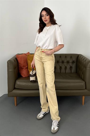 Toptan Hardal Straightmania Jeans Pantolon
