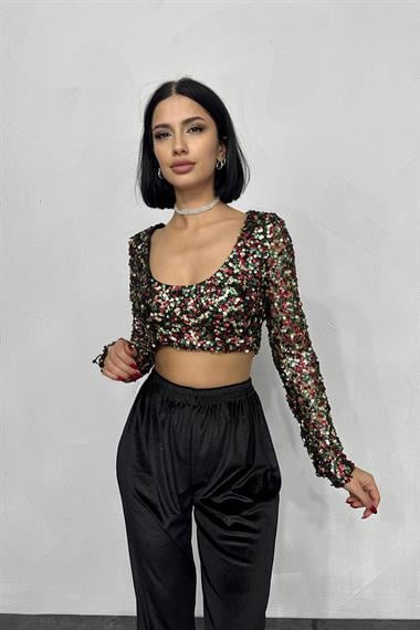 Toptan Janjan Askılı Degaje Bluz