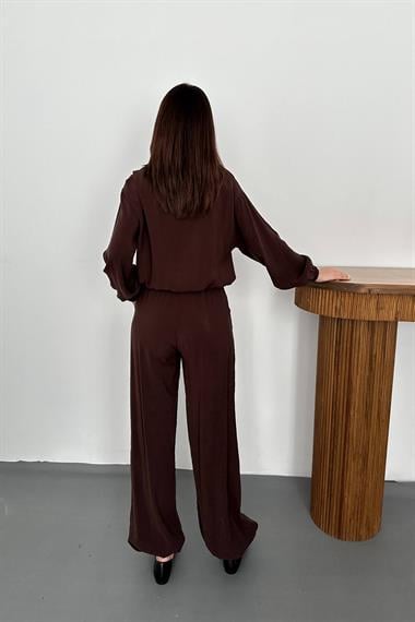 Toptan Kahverengi İkili Modal Takım