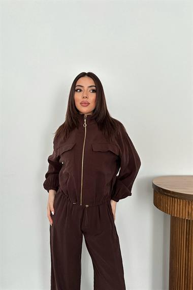 Toptan Kahverengi İkili Modal Takım