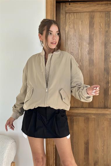 Toptan Kemik Parçalı Bomber Ceket