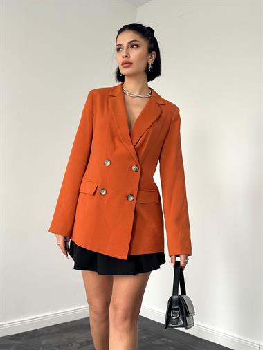 Toptan Kiremit Blazer Ceket