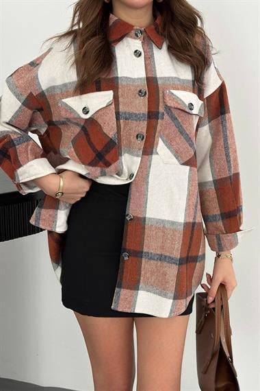 Wholesale Brick Pocket Lumberjack Shirt