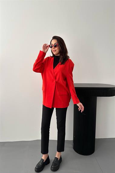 Toptan Koral Eteği Lastikli Ceket