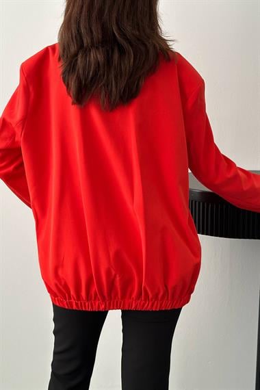 Toptan Koral Eteği Lastikli Ceket