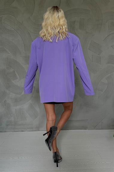 Toptan Lila Oversize Ceket