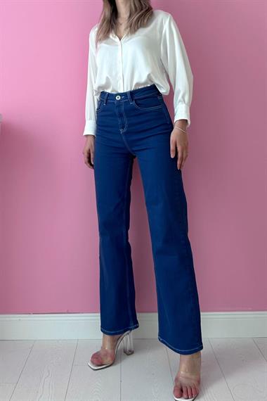 Toptan Mavi Comfy Jeans Pantolon