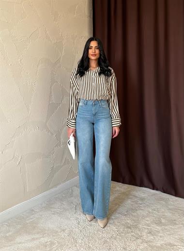 Toptan Mavi Comfy Jeans Pantolon