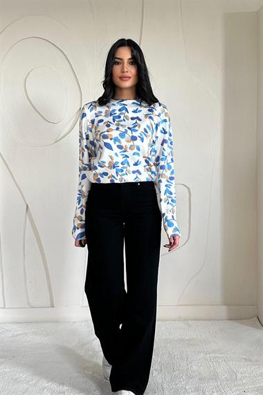 Toptan Mavi Triko Kazak