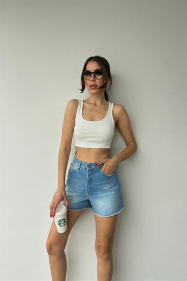 Toptan Mavi Yazlık Kot Şort