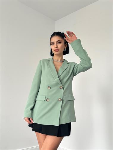 Toptan Mint Blazer Ceket