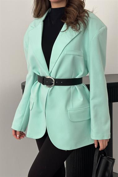 Toptan Mint Oversize Ceket