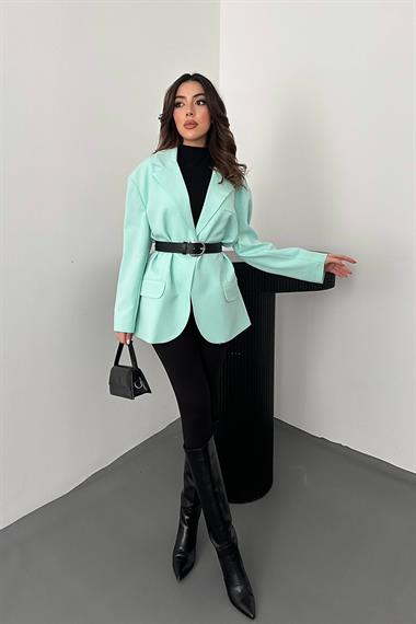 Toptan Mint Oversize Ceket