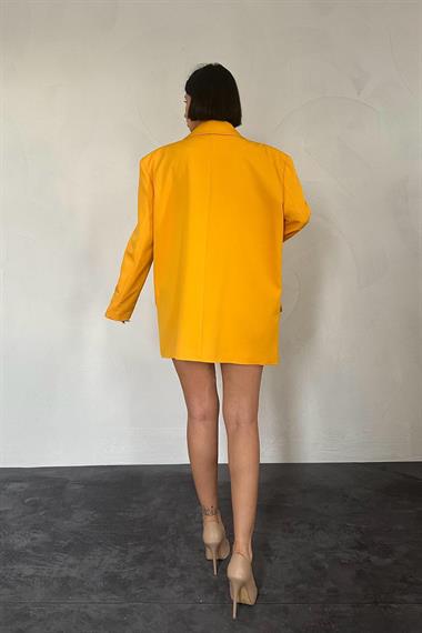 Toptan Oranj Oversize Ceket