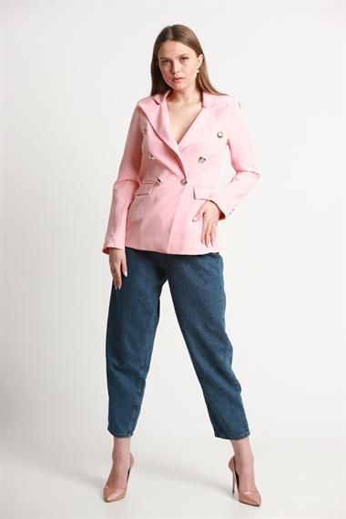 Wholesale Powder Button Detailed Jacket