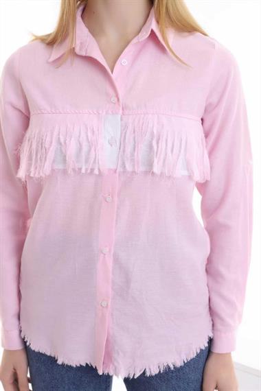 Wholesale Powder Tassel and Garnish Shirt