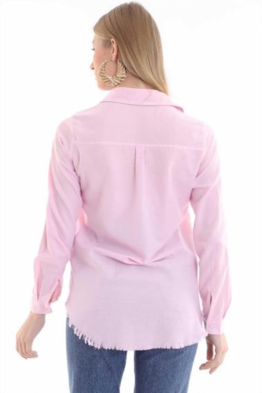 Wholesale Powder Tassel and Garnish Shirt