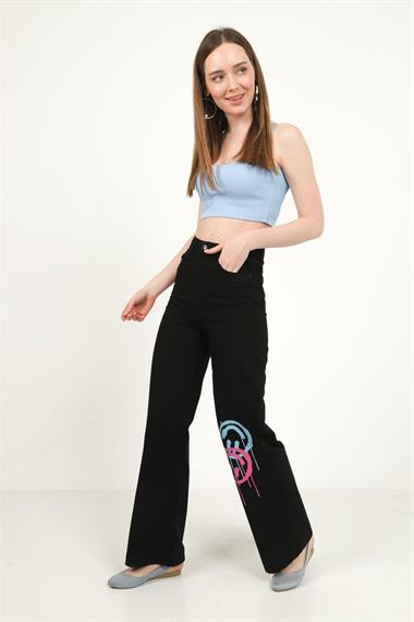 Toptan Siyah Black Mood Jeans Pantolon