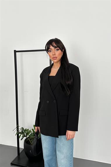 Toptan Siyah Blazer Ceket