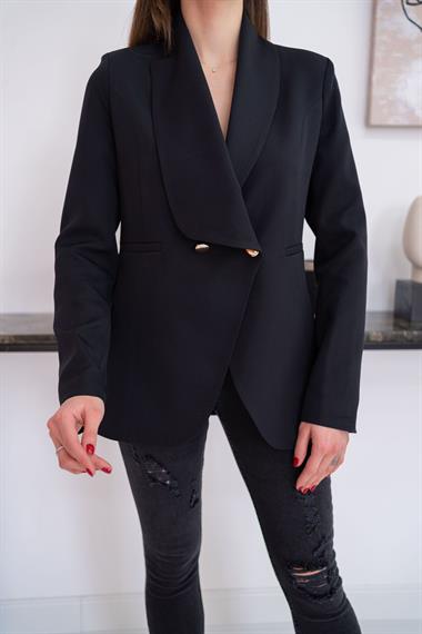 Toptan Siyah Blazer Ceket