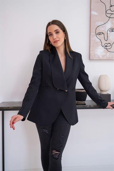 Toptan Siyah Blazer Ceket