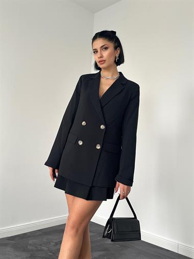 Toptan Siyah Blazer Ceket