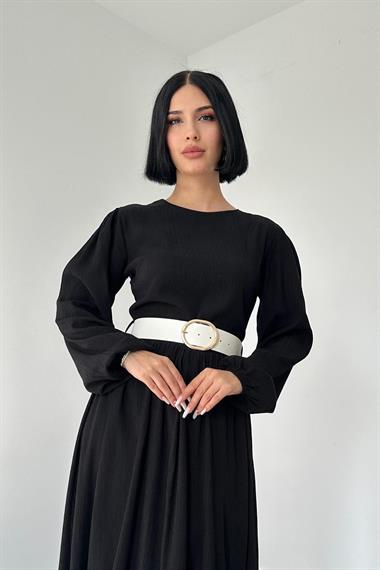 Toptan Siyah Felicita Elbise