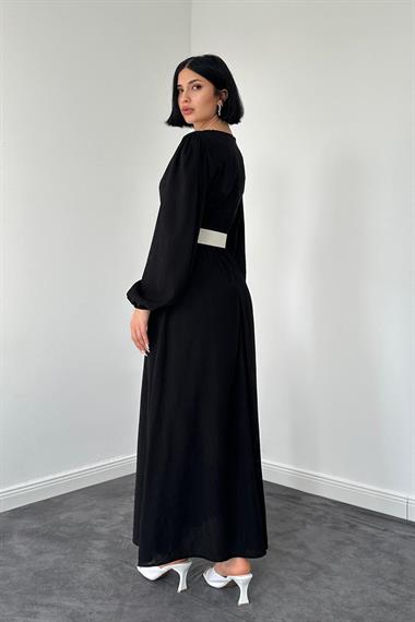 Toptan Siyah Felicita Elbise