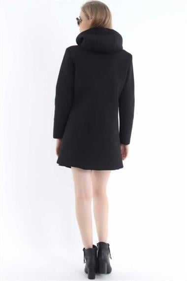 Wholesale Black Zipper Pocket Cardigan