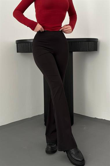 Toptan Siyah İspanyol Tayt