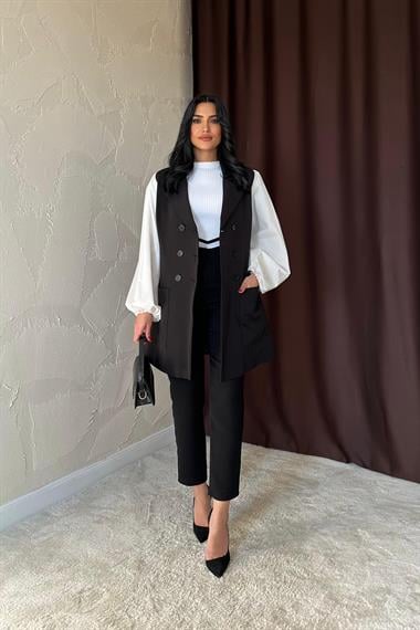 Toptan Siyah Pensli ve Dar Paça Pantolon