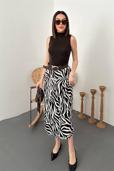 Toptan Siyah Saten Lastikli Etek