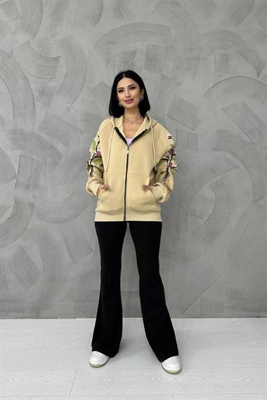 Wholesale Mink Embroidered Sweatshirt