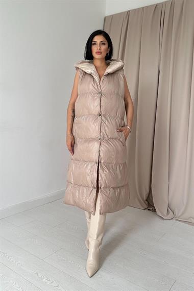 Toptan Vizon Yandan Yırtmaçlı Şişme Yelek