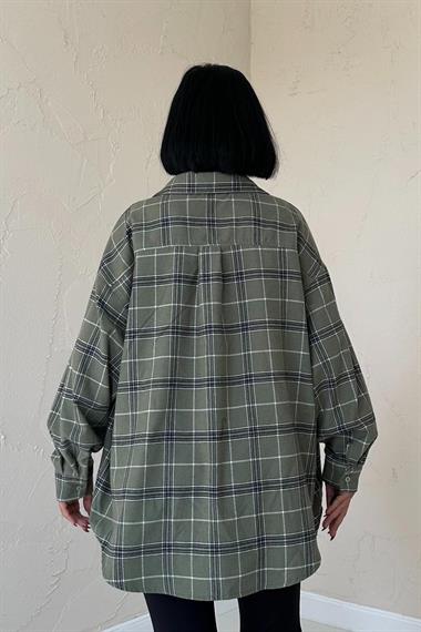 Wholesale Green Plaid Shirt