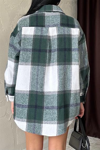 Wholesale Emerald Pocket Lumberjack Shirt