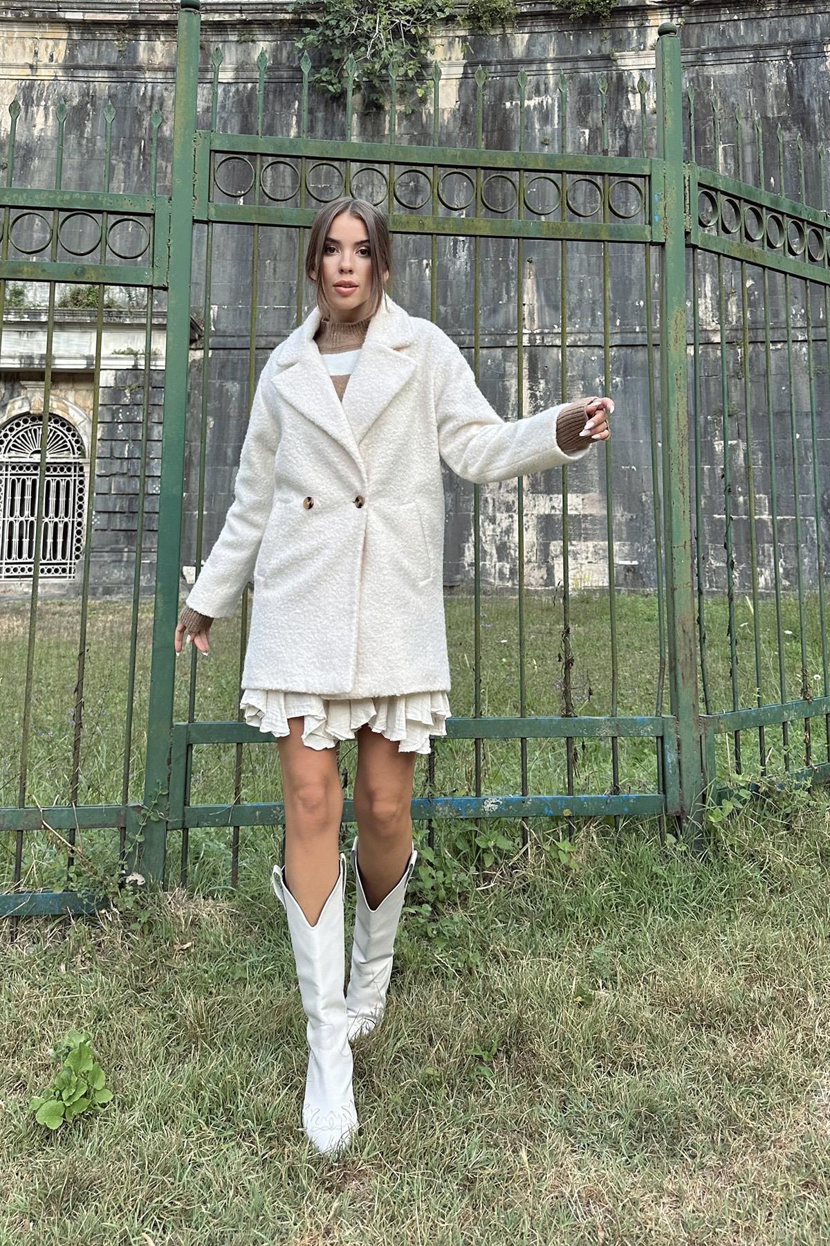 Toptan Beyaz Yumoş Kaban