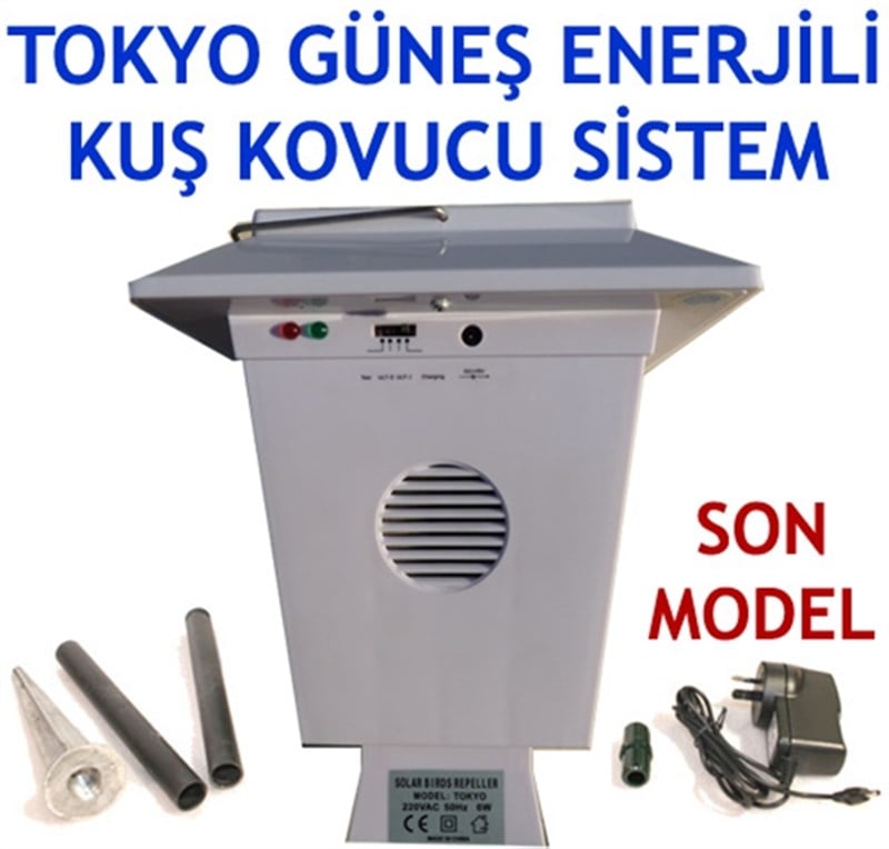 Güneş Enerjili Solar Kuş Kovucu (1600 m2) Hediyeli