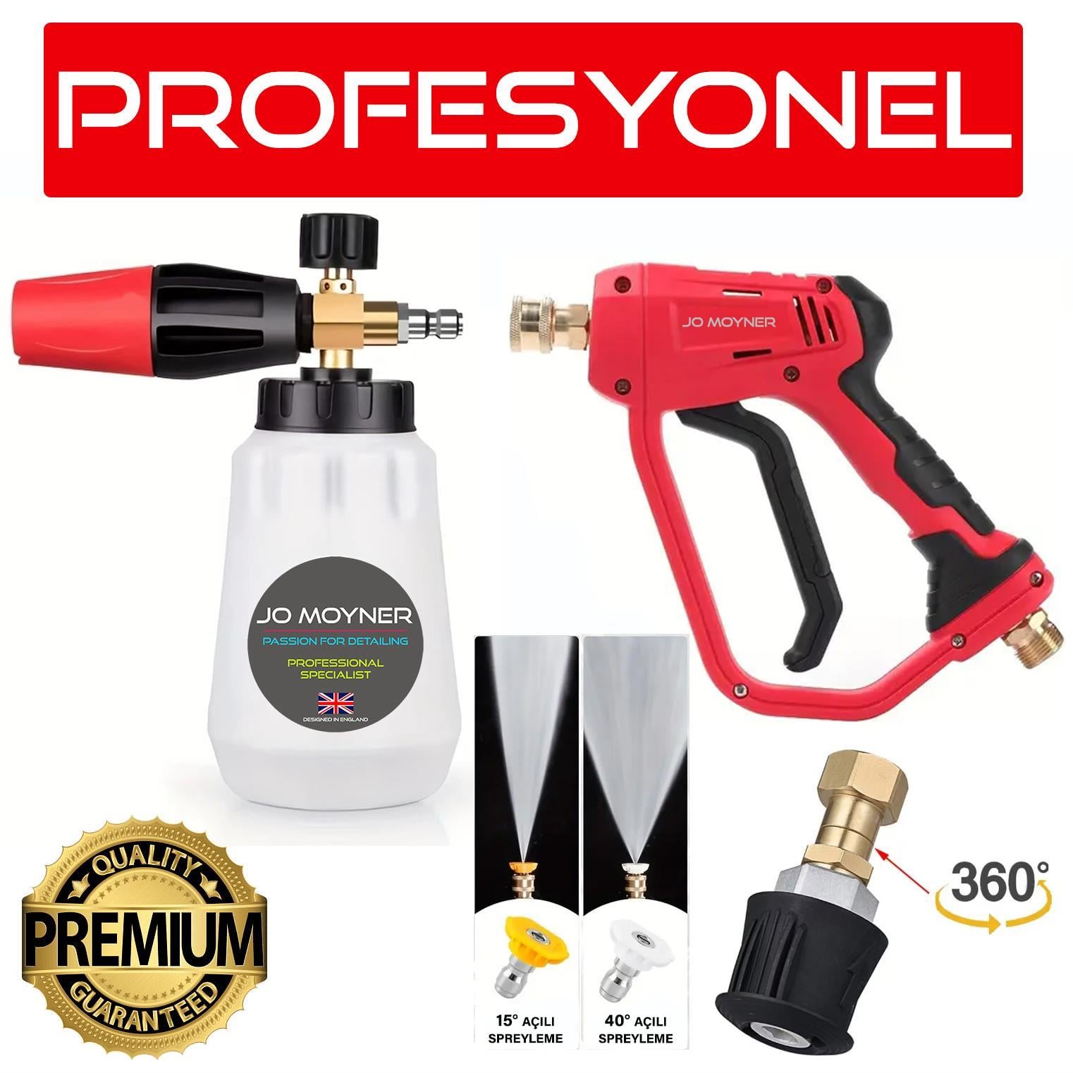 Jo Moyner Foam Lance Köpük Tabancası Set 1000ml Karcher Uyumlu