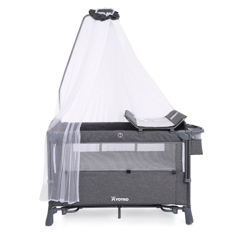 Yoyko Exclusive Comfort 8 in 1 Oyun Parkı Gri 70 x 110 cm