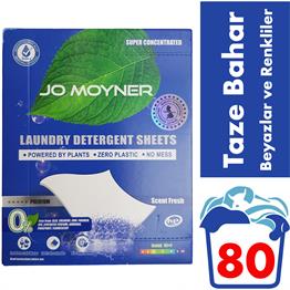 Jo Moyner Bahar Kokulu Çamaşır Deterjanı Doğal Organik Yaprak Deterjan 80 Kullanım