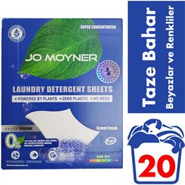 Jo Moyner Bahar Kokulu Doğal Organik Çamaşır Yaprak Deterjan 20 Kullanım