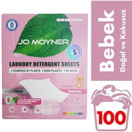 Jo Moyner Bebek Çamaşır Deterjanı Doğal Organik Yaprak Deterjan Kokusuz 100 Kullanım